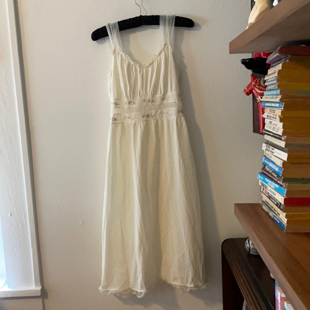 Vintage Laros 1950s Bridal Night Gown Slip